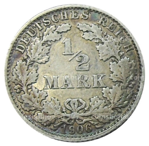 1/2 марки 1906 года Е Германия