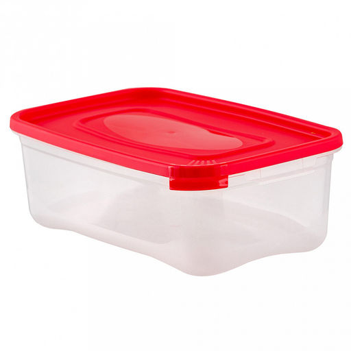Контейнер для продуктов пластмассовый Каскад 2,2л, 26,5х16,5х8,5см, подходит для СВЧ (Россия) - Домашняя мода фото 2