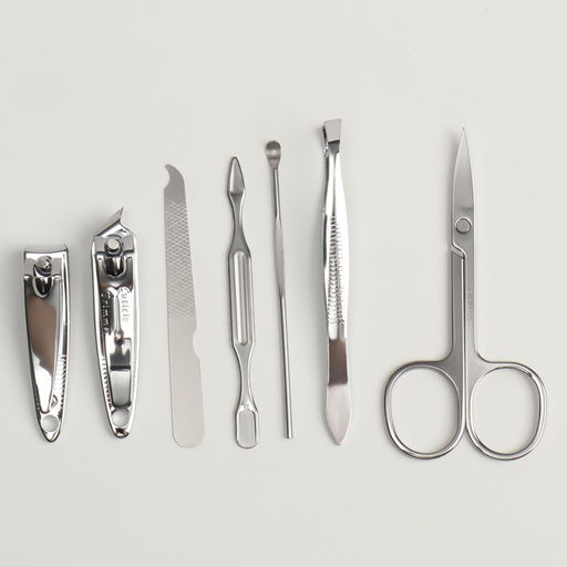 Набор маникюрный Цветочная рапсодия, 7 предметов, в футляре, разноцветный - Qf фото 2