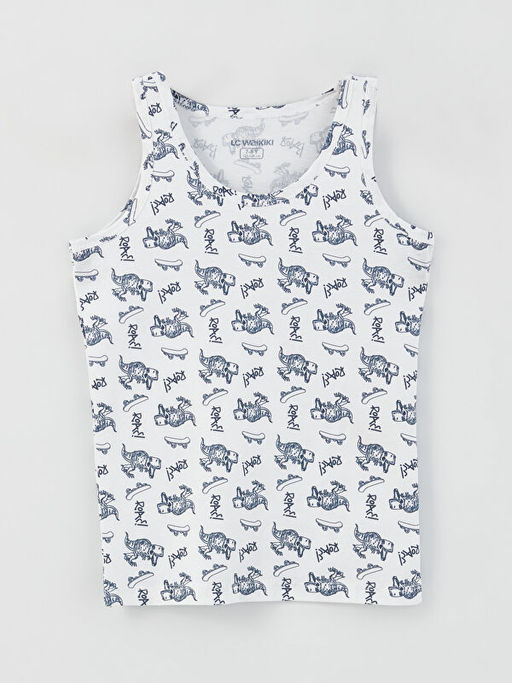 Bisiklet Yaka Erkek ?ocuk Atlet 2li - Waikiki фото 2