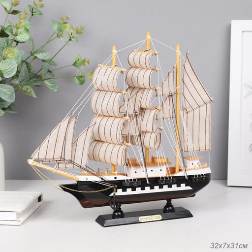 Макет парусного корабля 32х31 см / 8575-33 /уп 18/ - Галеонтрейд фото 2