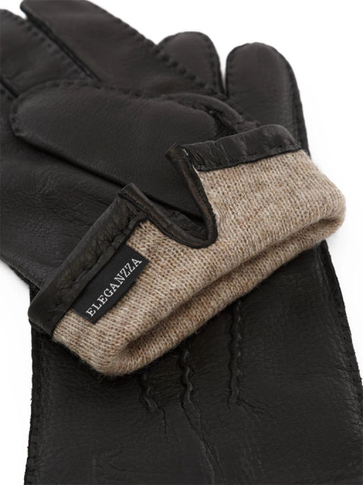 Перчатки мужские 100% ш HS626 black - Eleganzza фото 6