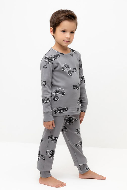 Crockid _ К 1552/серый,быстрые багги пижама дет  фото 2