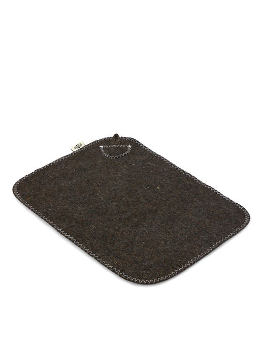 Коврик - сидушка для бани и сауны «Классический», 44×34 см, шерсть 100%, серый