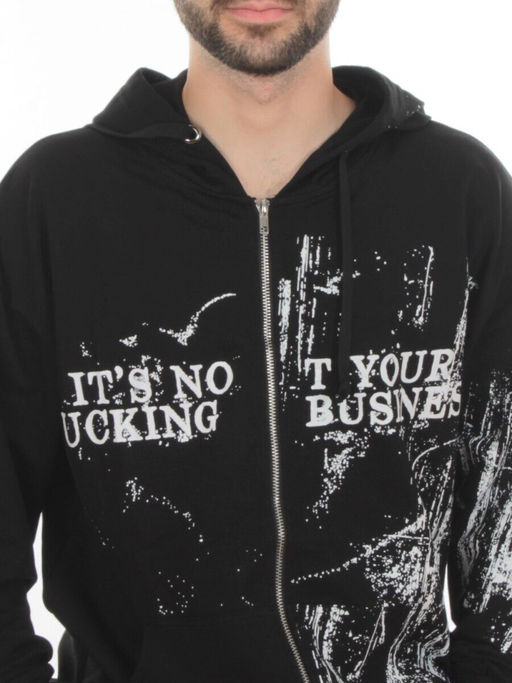 2630/7349 BLACK Костюм спортивный мужской (75% хлопок, 20% полиэстер, 5% спандекс) - Fashion фото 3