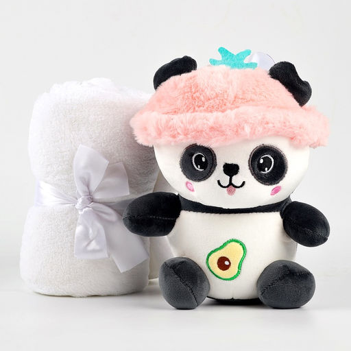 Мягкая игрушка с пледом «Панда», МИКС