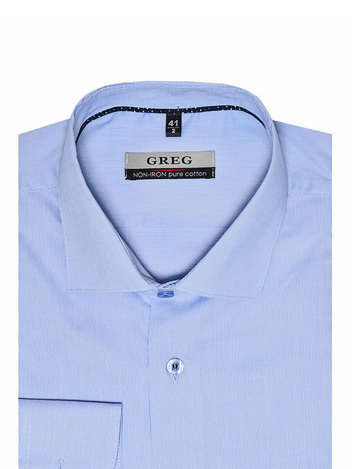 Сорочка мужская длинный рукав GREG 203/231/2214/Z/1p  фото 3