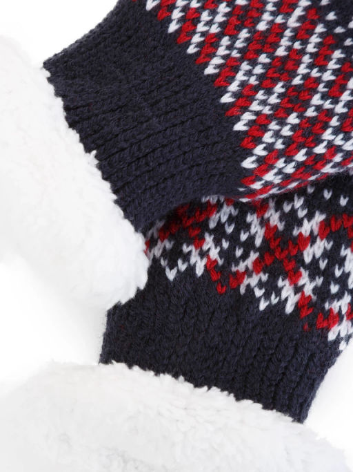 Пеpчатки Китай W47 bordo/navy