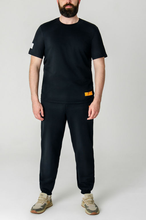 Арт. 613107 Комплект с брюками мужской 48-56 (5 шт) Цвет:черный - Идеал фото 7