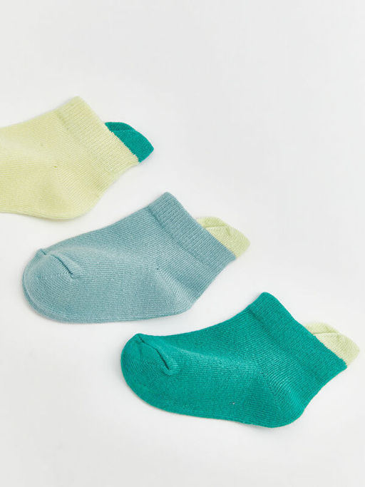 Erkek Bebek Patik ?orap 3l?