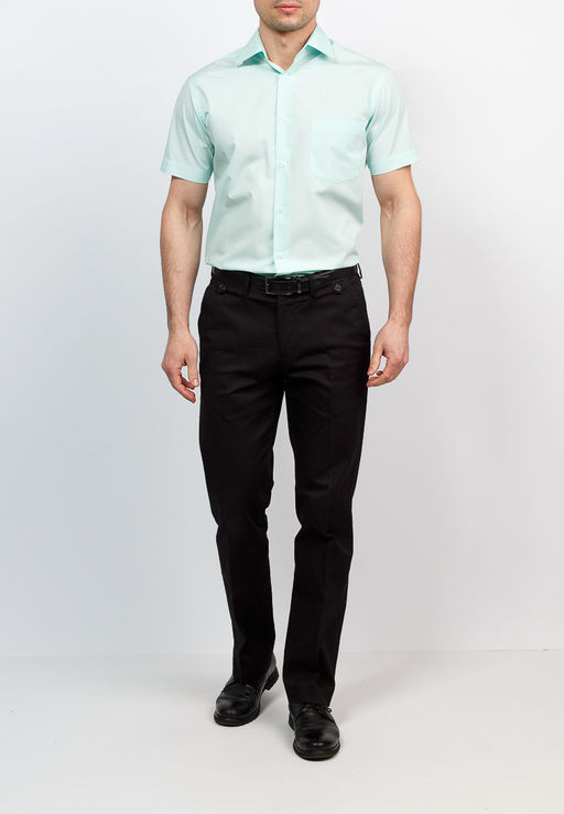 Сорочка мужская короткий рукав GREG 410/309/FR MINT/Z  фото 2