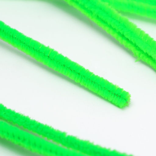 Синельная проволока, набор 50 шт., зелёный неон, 30 см