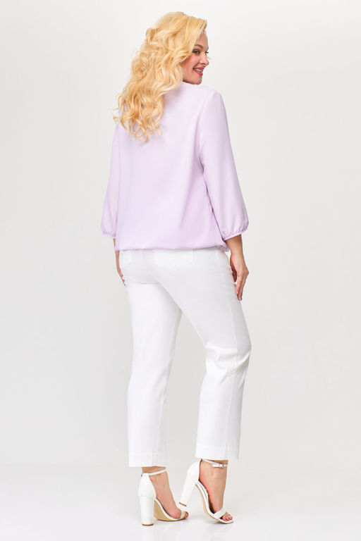 Блуза Swallow 803.2 черный+серебряный узор фото 512