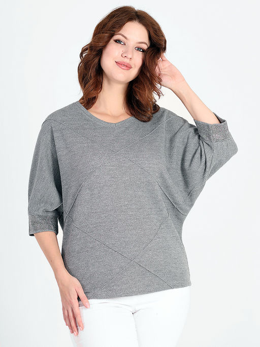 Блузка летучая мышь праздничная теплая