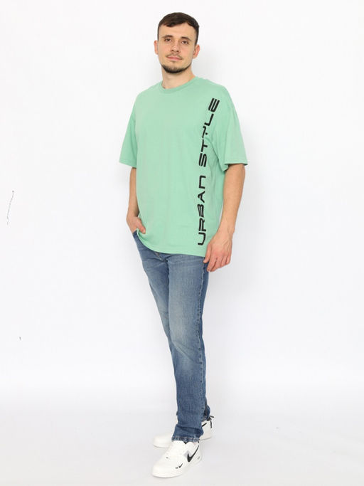 CRB wear/CWSM 60311-38 Футболка мужская,ментоловый/Ex.Cherubino  фото 2