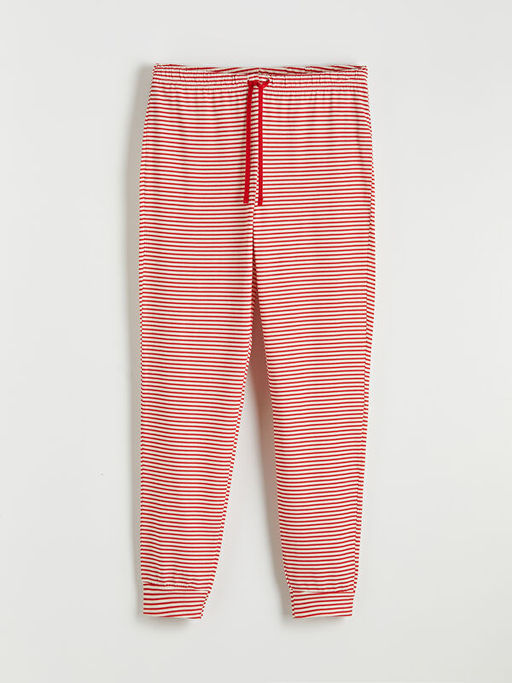 Bisiklet Yaka Y?lba?? Temal? Kad?n Pijama Tak?m