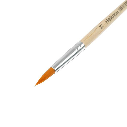 Цена за 10 шт. Кисть для рисования, нейлон, № 11, круглая, деревянная ручка, международный размер