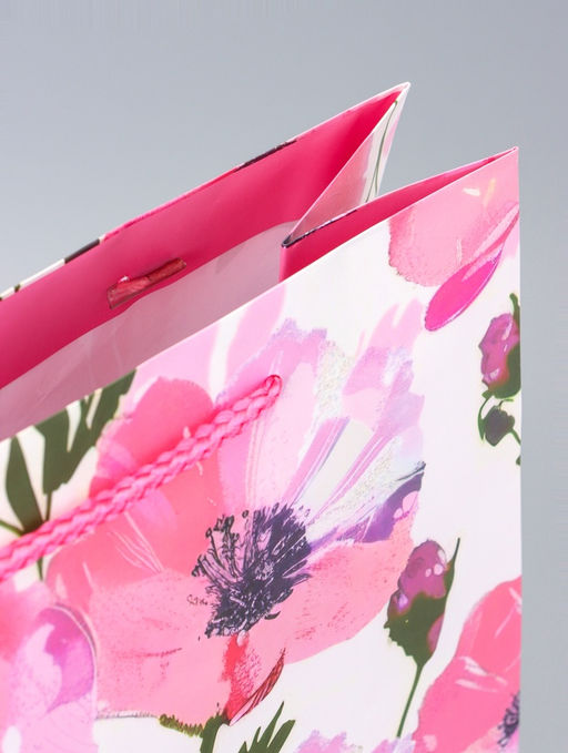 Цена за 2 шт. Пакет подарочный ламинированный Весна 26?12?32 см