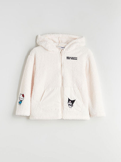 Kap??onlu Hello Kitty Nak??l? Pel?? K?z ?ocuk H?rka