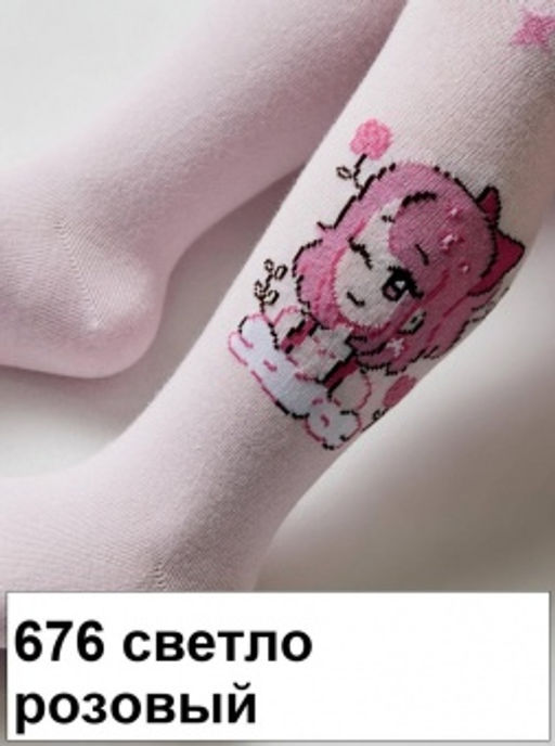 Колготки дет. TIP-TOP 4С-03СП, р.104-110 (20)** - 676 светло-розовый - Conte elegant фото 12