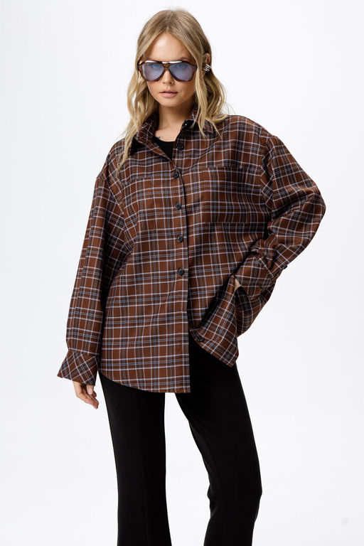 Рубашка Pirs 6223 коричневый фото 4