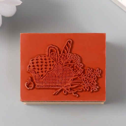 Печать дерево «Корзина для пикника», 5×4×2.5 см