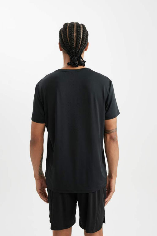 DeFactoFit Спортивная футболка стандартного кроя с круглым вырезом и короткими рукавами  фото 8