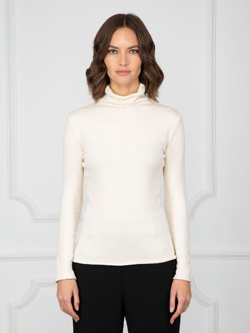 Водолазка женская ZZ-05002 milk - Eleganzza фото 5