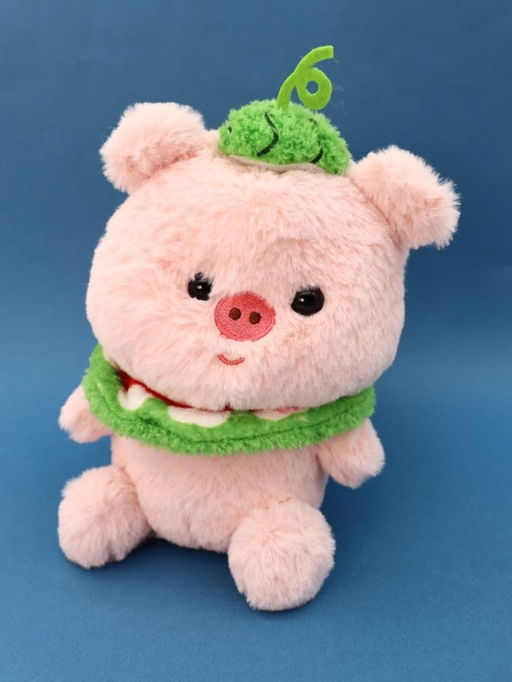 Мягкая игрушка "Watermelon pig", pink, 21 см