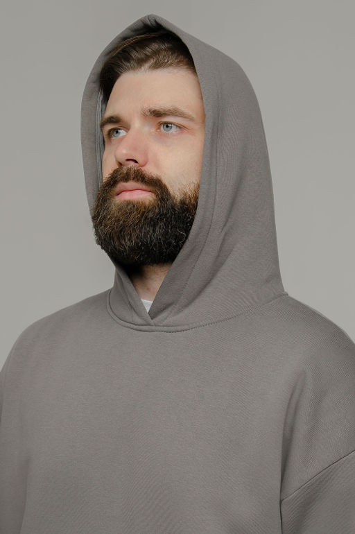 Арт. 69101 Костюм с брюками мужской с начесом  50-56 (4 шт) Цвет:серый