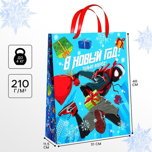 Пакет ламинированный Врывайся в Новый Год!, 31 ? 40 ? 11.5 см