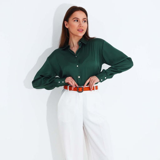 Ремень женский, ширина 2.5 см, винт, пряжка металл, цвет рыжий - Simaland фото 3