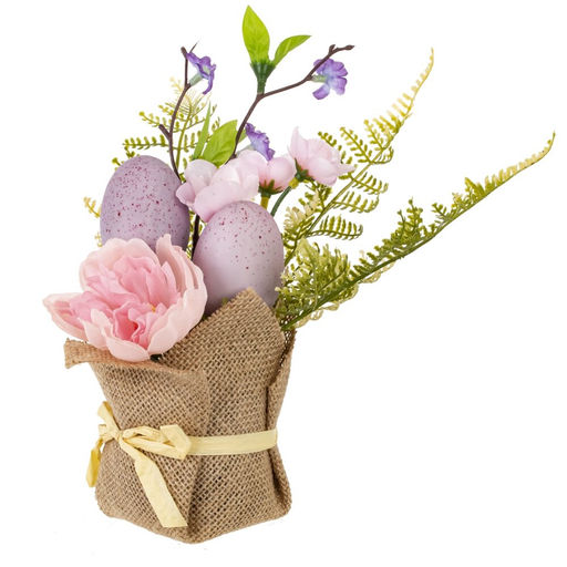 Цветочная композиция "Пасхальная", L15 W12 H25 см
