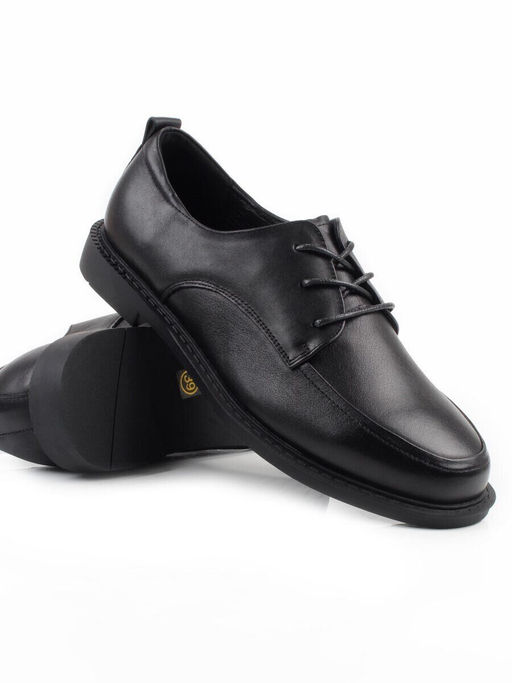 03-DCO83-1 BLACK Полуботинки женские (натуральная кожа)