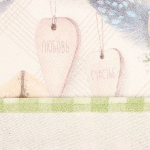 Скатерть Этель Уютная пасха, d=148 см, саржа, хлопок, 190г/м2  фото 13