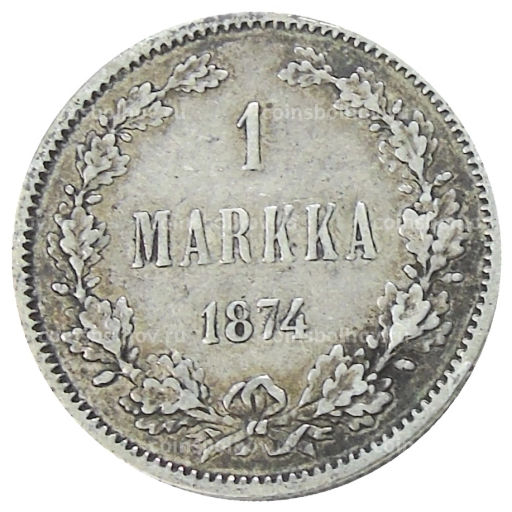 1 марка 1874 года Русская Финляндия