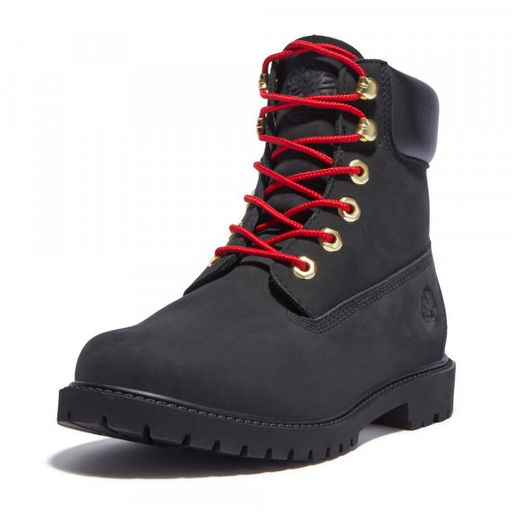 Женские ботинки Timberland 6 Inch Heritage Boot Cupsole WP черные  фото 8