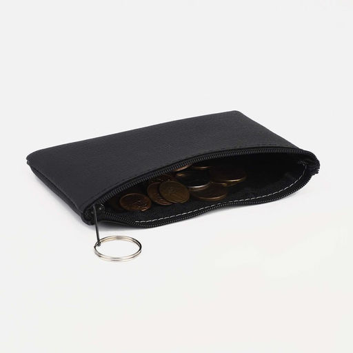 Кошелёк на молнии, цвет чёрный - Simaland фото 3