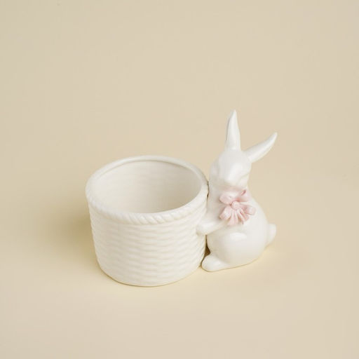 Конфетница SL Home Лесные кролики, 15?9?12.5 см, фарфор, белая - Simaland фото 3