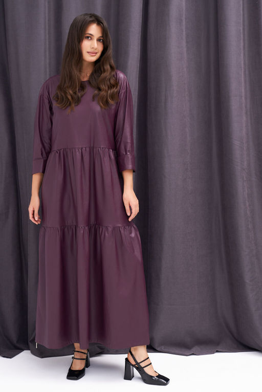 Платье KaVari 1093.1 баклажан  фото 2