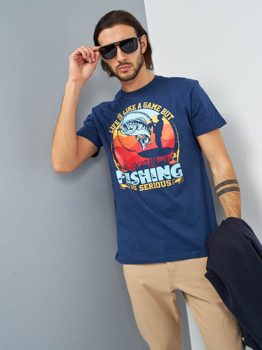 Футболка мужская _ 02285/Fishing - F5 фото 2