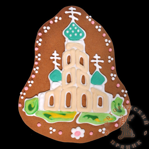 Расписной пряник 100 гр. Церковь2 без начинки