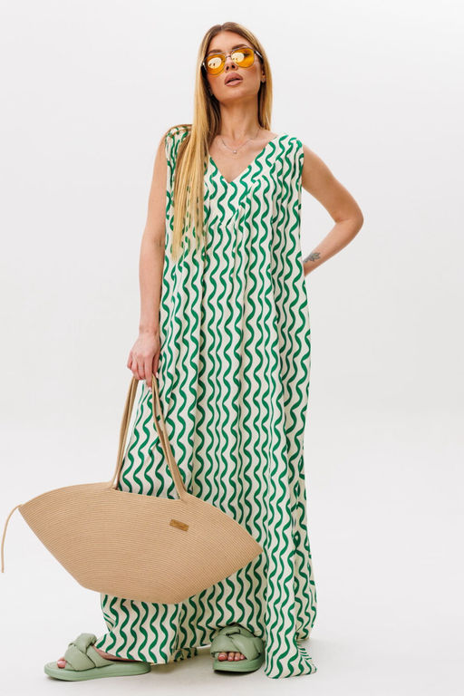 Платье AmberA 1117 зеленый  фото 2