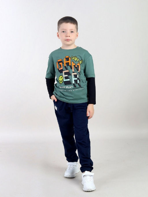 CRB wear / CWKB 63975-35-425 Джемпер для мальчика,хаки  фото 2