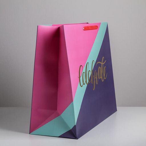 Пакет ламинированный Celebrate, XL 49 40 19 см - Дарите счастье фото 2