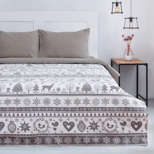 Покрывало "Этель": Скандинавский, размер 180х215 см, 100% хлопок