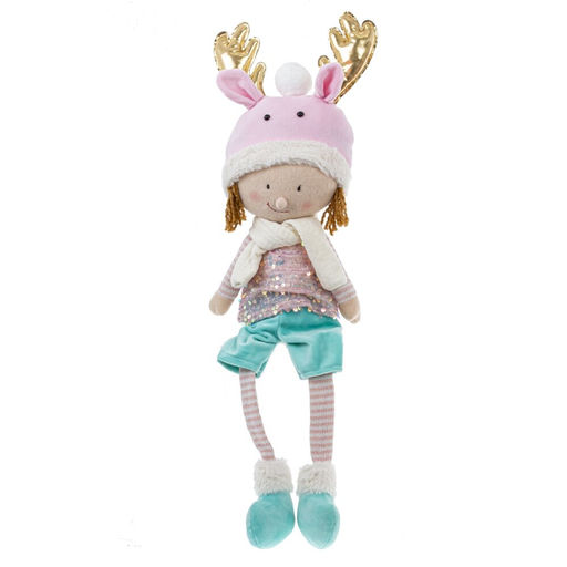 Игрушка набивная "Мальчик, Девочка", L14 W9 H50/27 см, 2в.