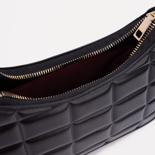 Сумка-багет, отдел на молнии, цвет чёрный - Simaland фото 3