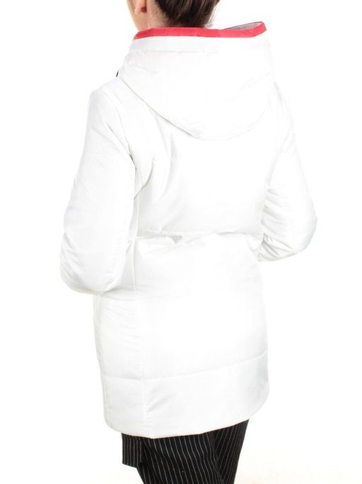 2098-1 WHITE Куртка демисезонная женская Y SILK TREE (100 гр.синтепона) - Фабричный китай фото 6