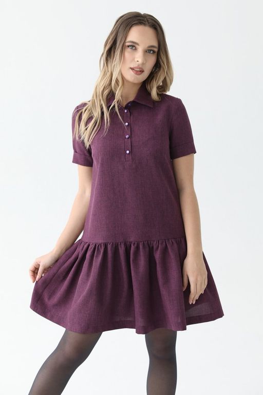 Платье с воланом по низу - Looklikecat фото 4